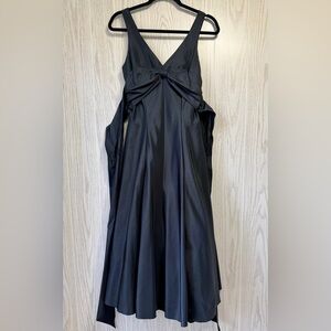 BARI JAY Women's Black Halter Formal Cocktail Dress Size ⅞ LNC